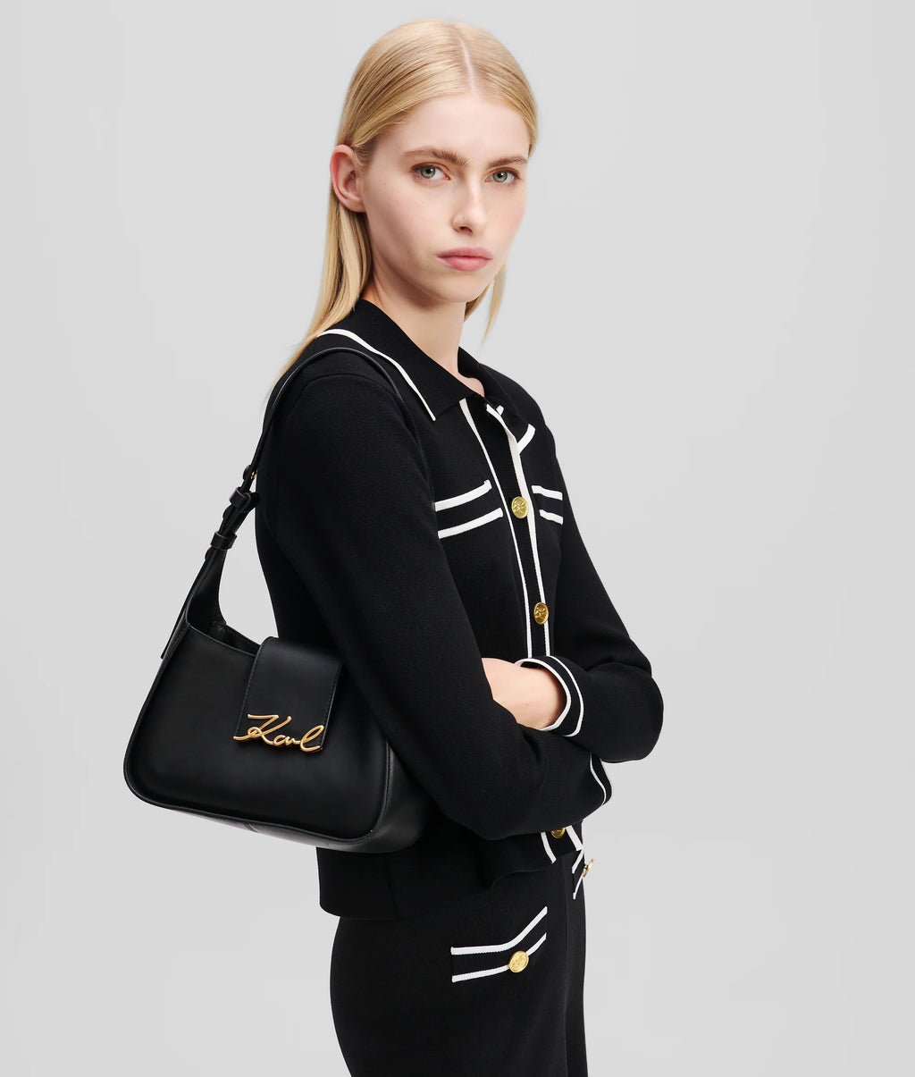 Дамска чанта K/SIGNATURE SM SHOULDER BAG